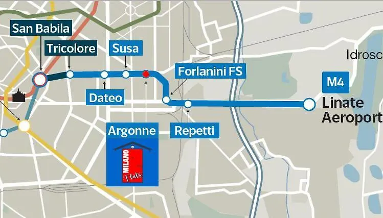 Milanoflats - Fusina - M4 1Min Apartman Olaszország